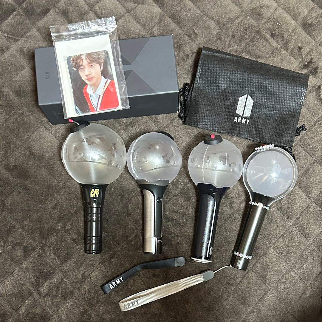 BTS ペンライト アミボム ver.1-4 トレカ付き