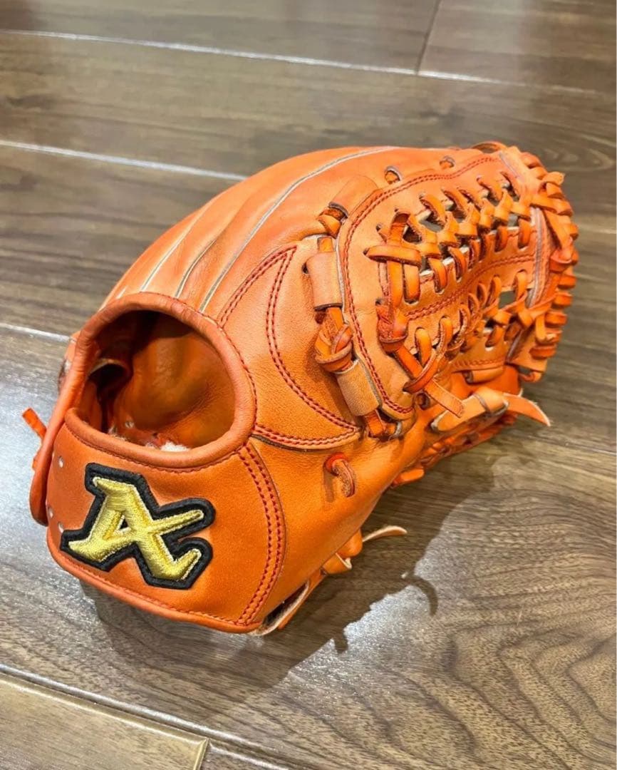 アトムス ターニング 硬式グローブ オレンジ