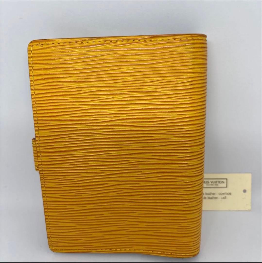 【匿名配送】美品 ルイヴィトン エピ アジェンダPM 6穴式 手帳カバー