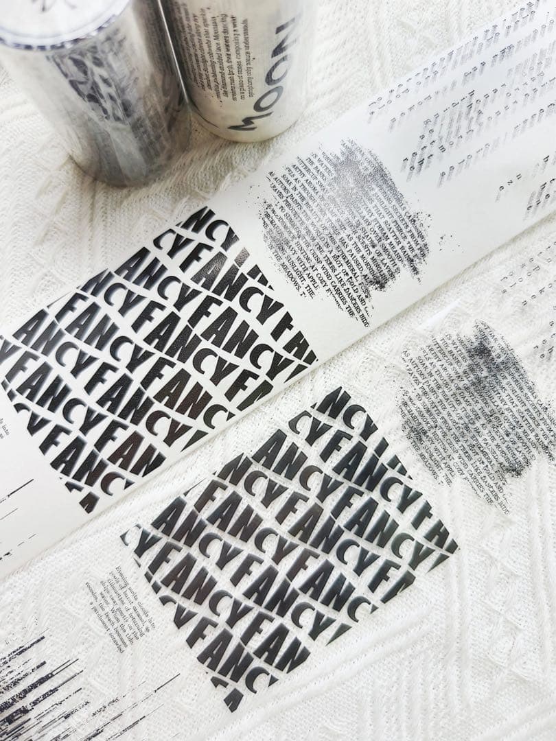 娜娜工坊《文字形状》海外マスキングテープ マステ 【2716】