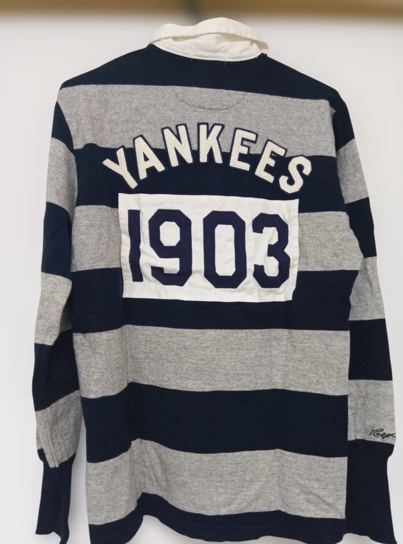 ラルフローレンのヤンキースコラボのラガーシャツ