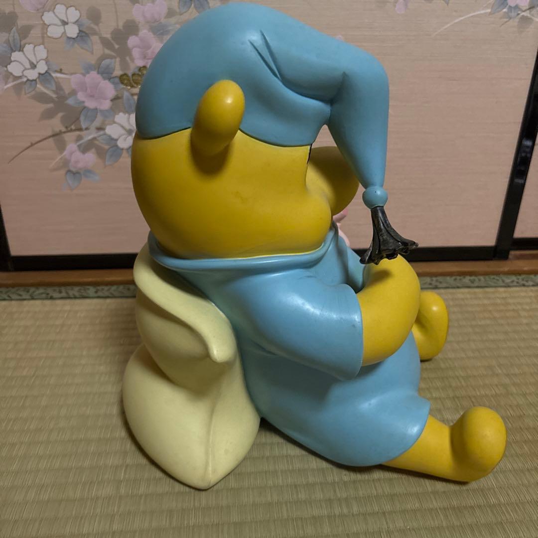 希少　ディズニー くまのプーさん＆ピグレット レトロ　アンティーク　陶器　 置物