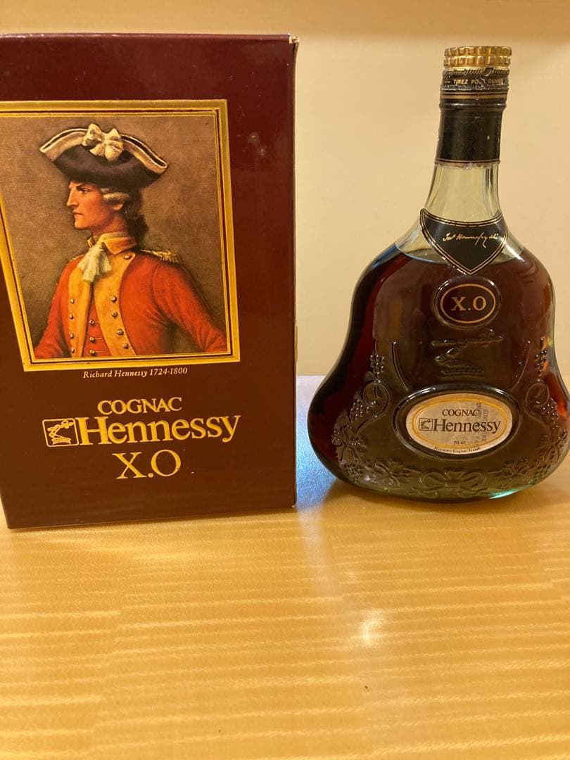 タッキー　Hennessy XO コニャック 金キャップ　グリーン　訳有