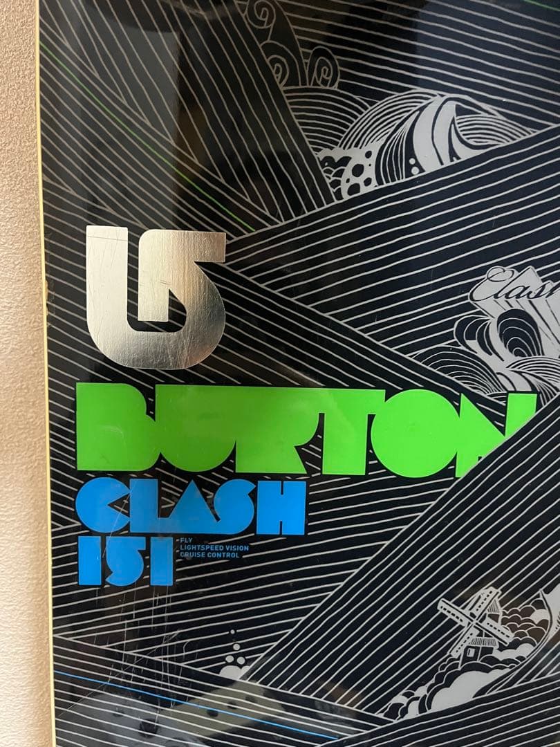 Burton crash 151センチ　スノーボードビンディングセット