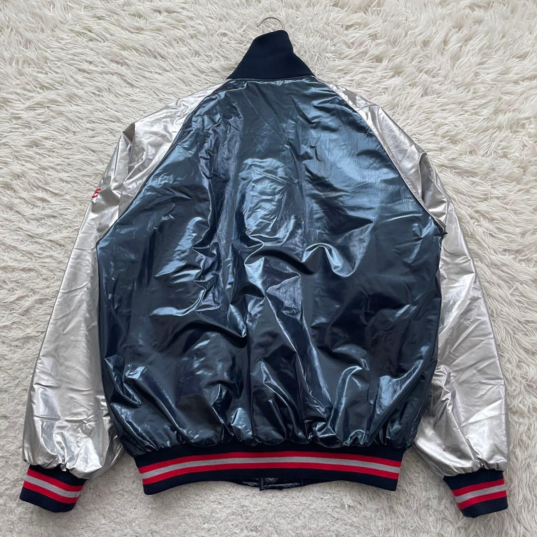 ZETT ハイネック　ナイロン　ジャケット　大きいサイズ　グランドコート　光沢