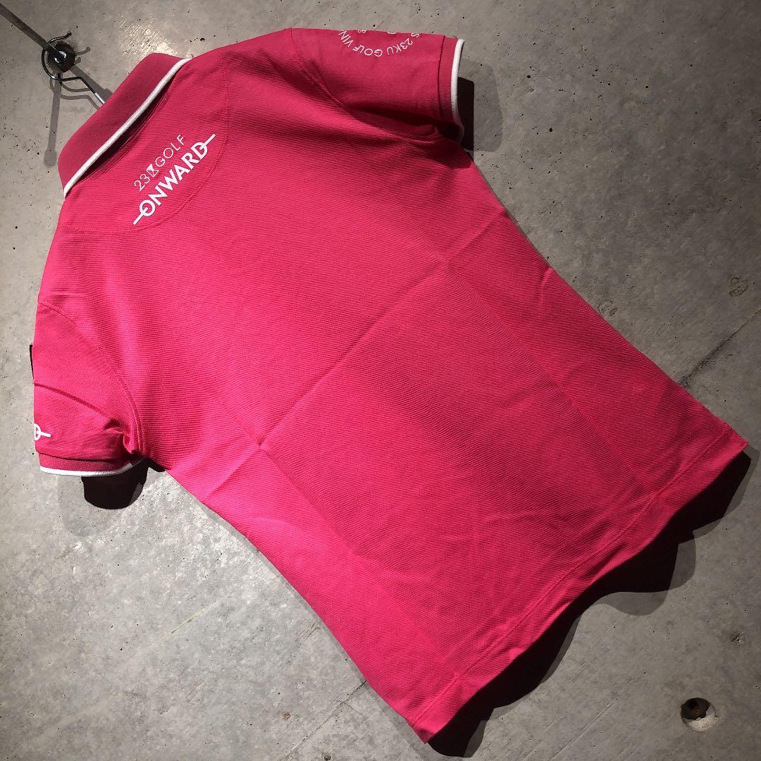 超入手困難 プロ仕様スポンサー契約モデル 新品 23区GOLF ポロシャツ