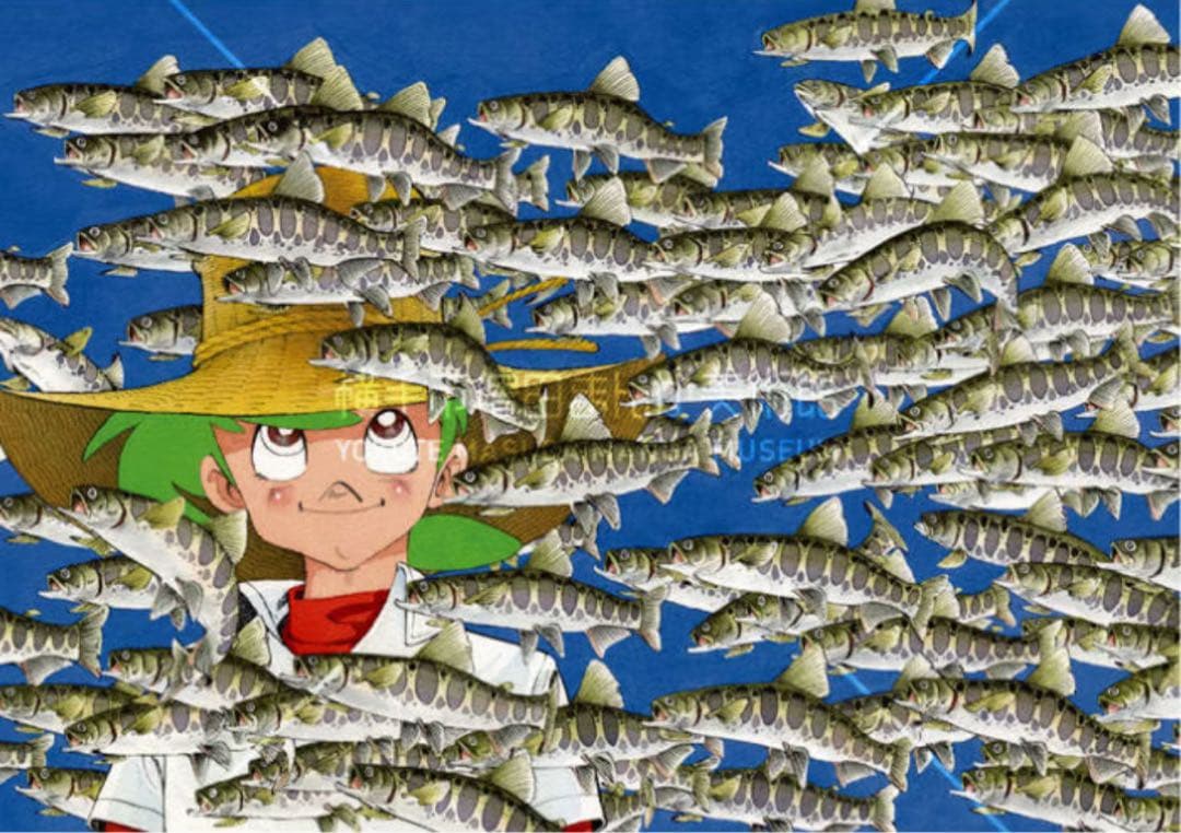 増田漫画美術館限定 釣りキチ三平 B2ポスター8種セット