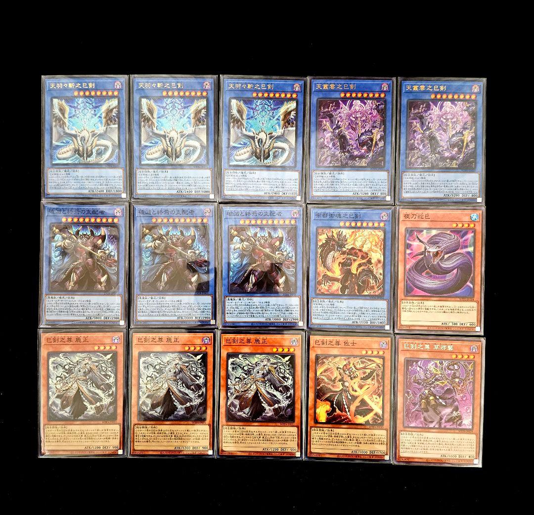 遊戯王 【本格構築‼️】巳剣 構築済みデッキ‼️ ミツルギ フワロス 大会