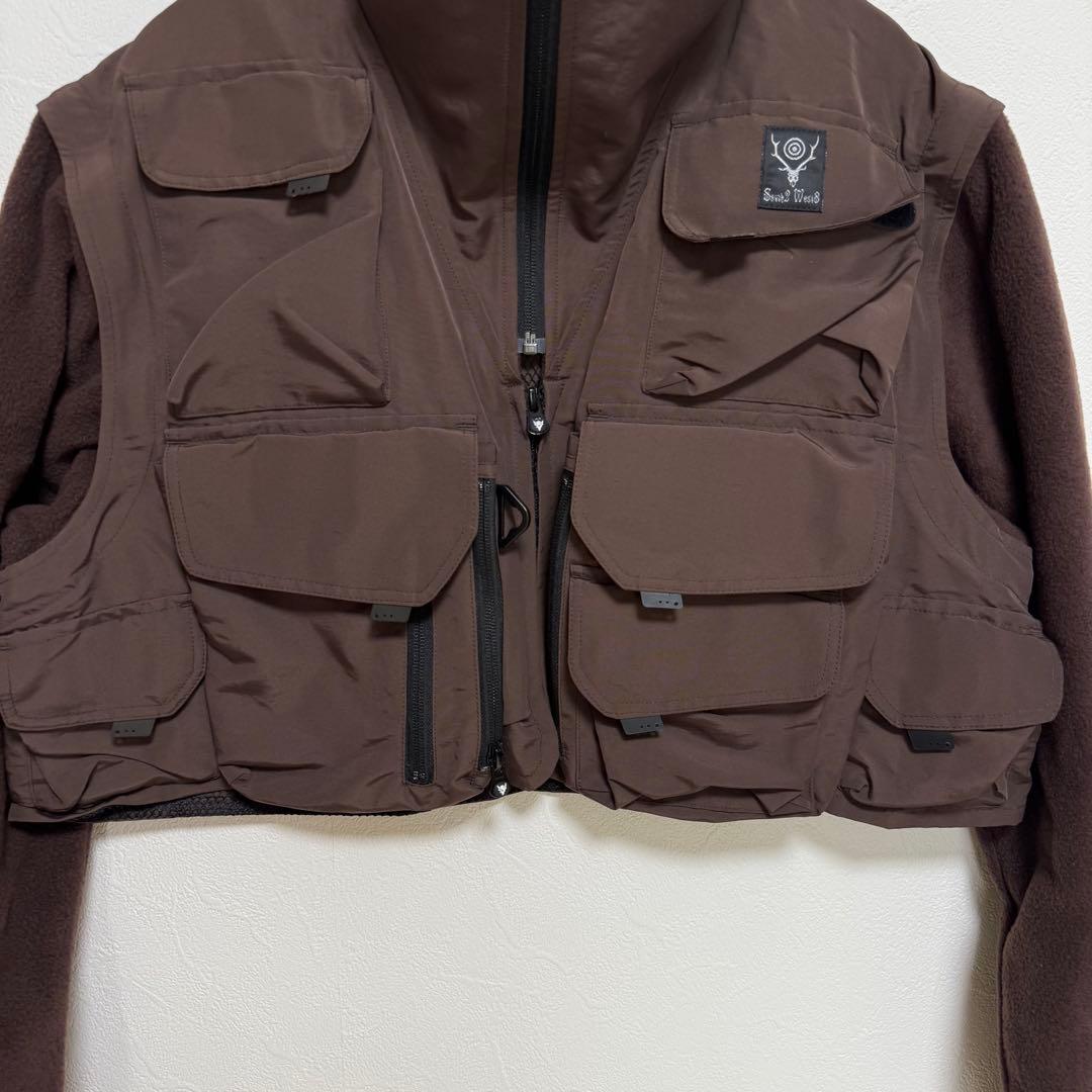 ウェア FLEECE SLEEVE TENKARA SHORT JACKET