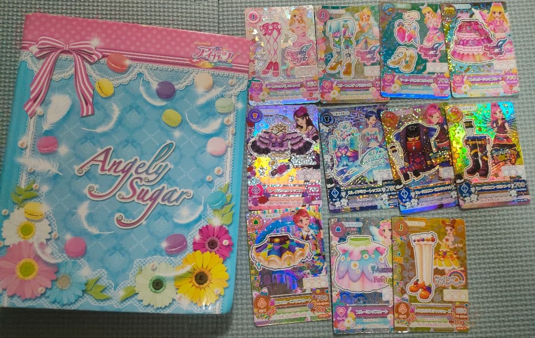 アイカツカードまとめ売り＋Angely Sugar バインダー付き　※最終値下げ