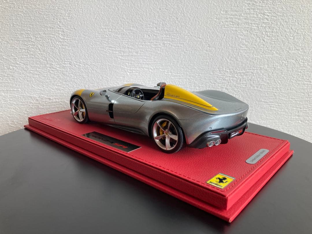 自動車 BBR 1/18 Ferrari Monza SP1 l grey