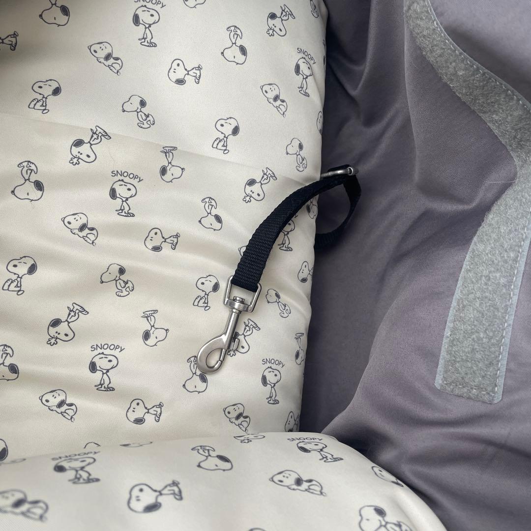 SNOOPY 犬用キャリーバッグ グレー