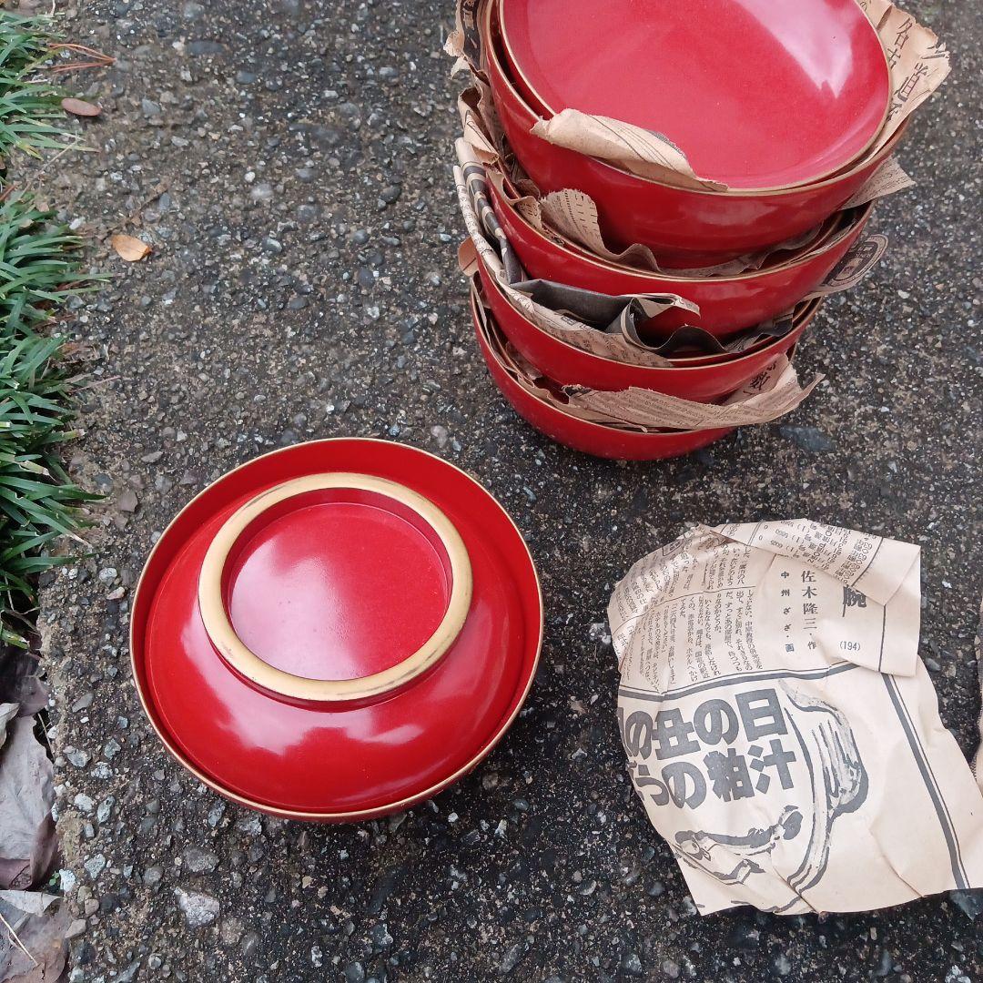 S*M様 輪島塗朱吸物碗20客