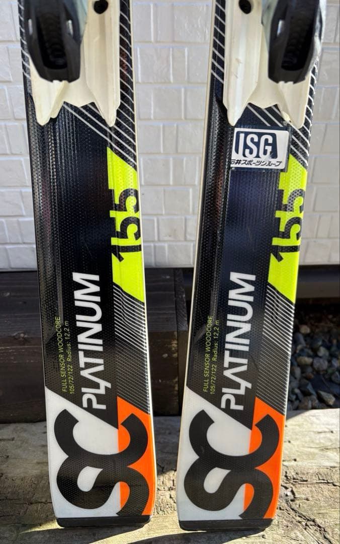 VOLKL フォルクル　PLATINUM SC スキー&金具セット　155cm