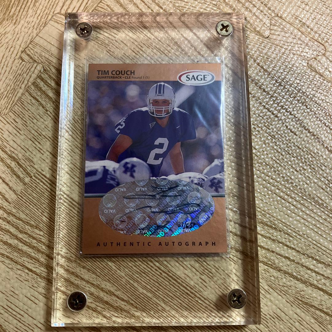 NFL◆アメリカンフットボール◆QB◆TIM COUCH◆サイン入りカード