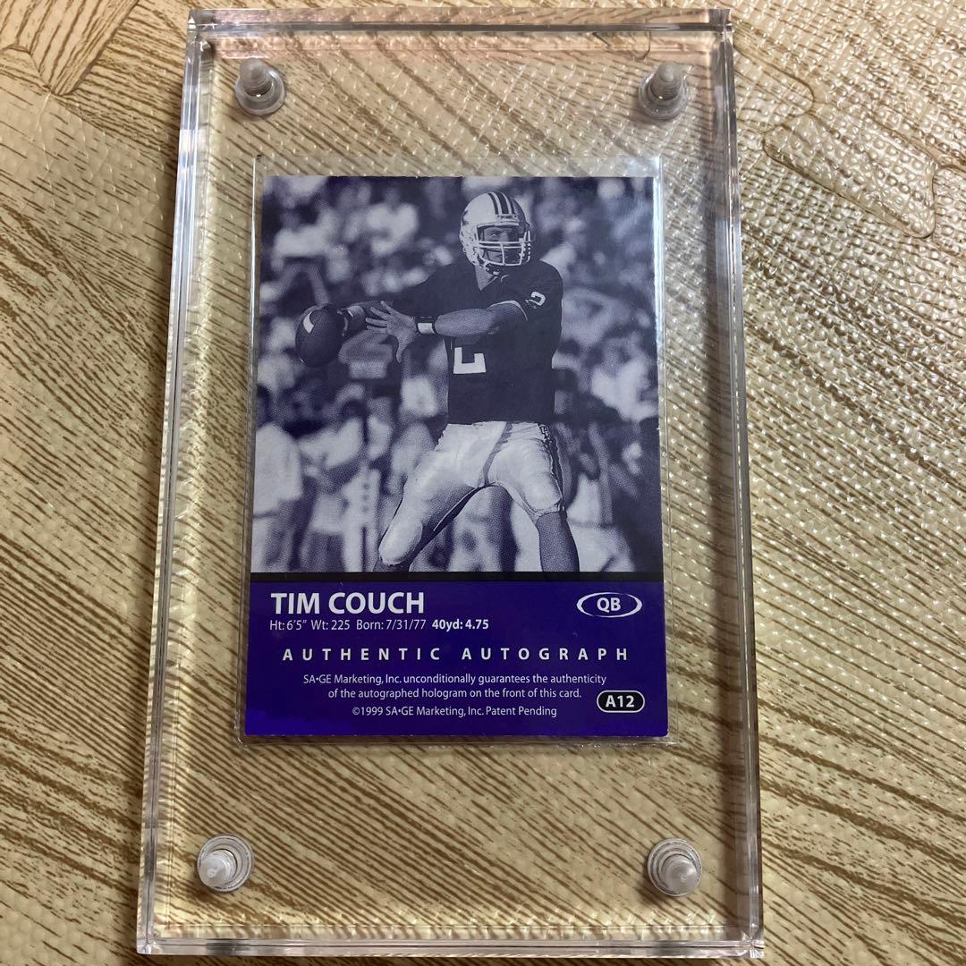 NFL◆アメリカンフットボール◆QB◆TIM COUCH◆サイン入りカード