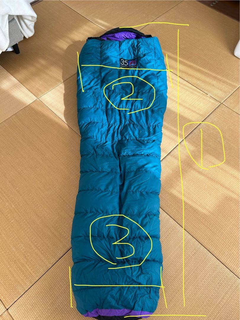 Mountain Equipment ダウンシュラフ　 本場UK製造