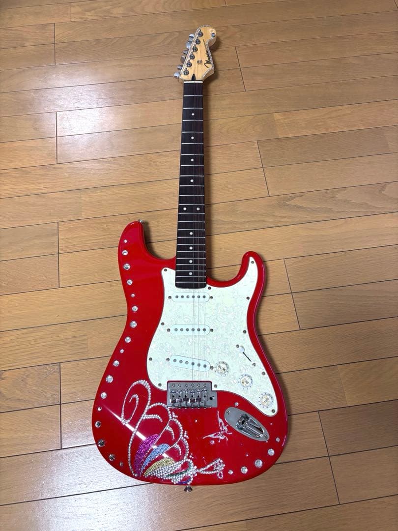 Mavis エレキギター　赤　中古品