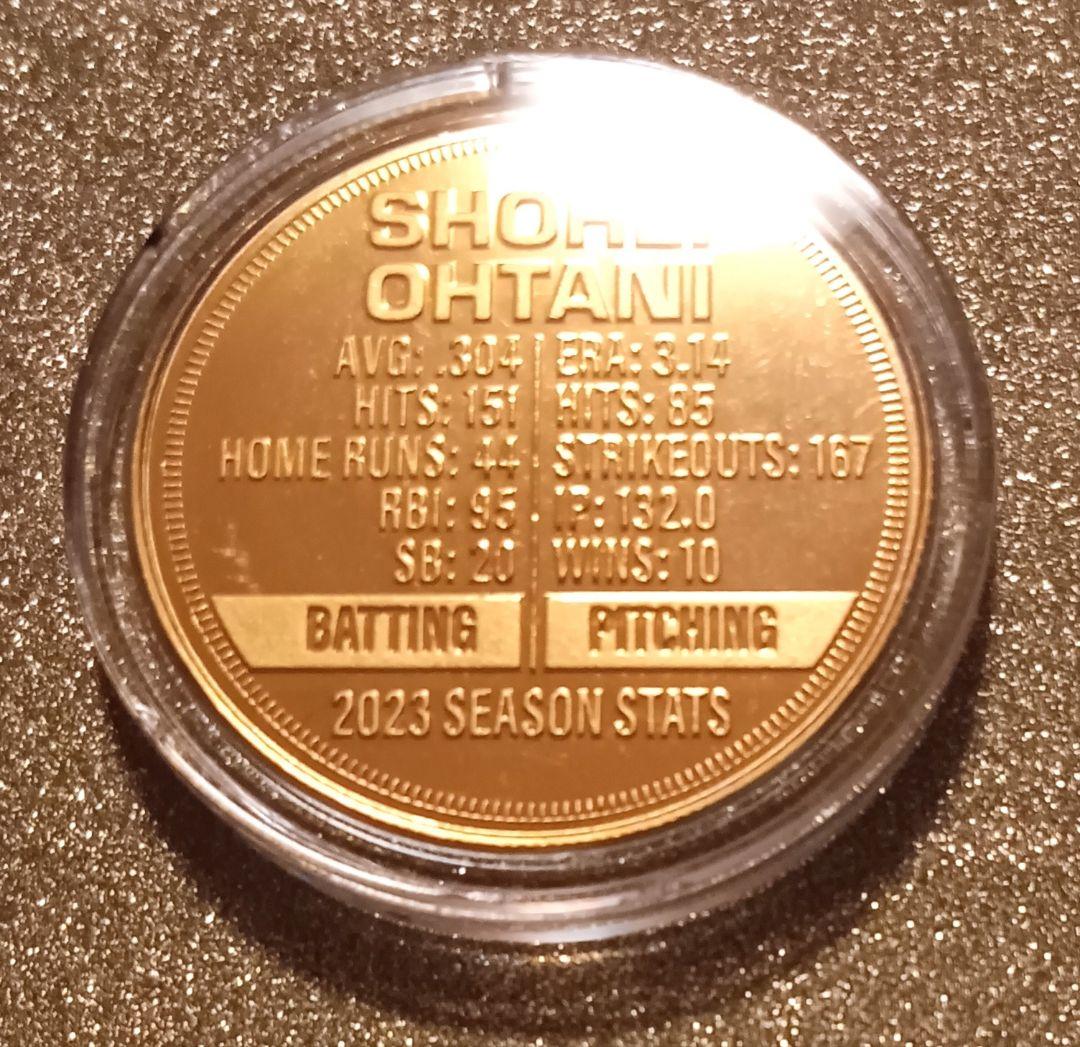 エンゼルス 大谷翔平選手 2023 AL MVP受賞記念ゴールド