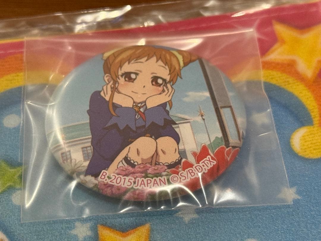 アイカツ サイン入りハンカチ 缶バッジ 有栖川おとめ メモリアルハンカチ セット