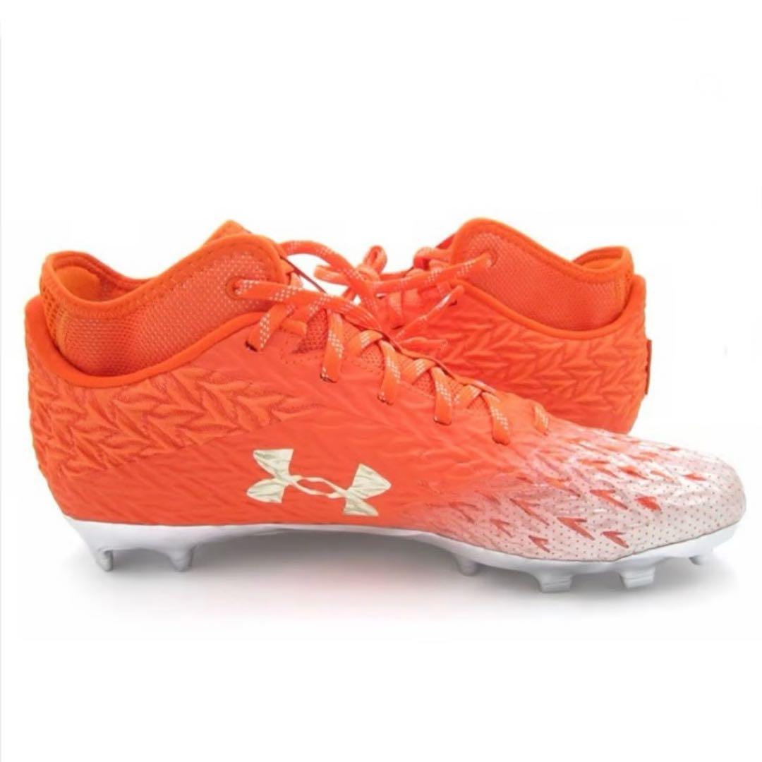 アンダーアーマー 29 スポットライト アメフト スパイク シューズ o 銀 靴