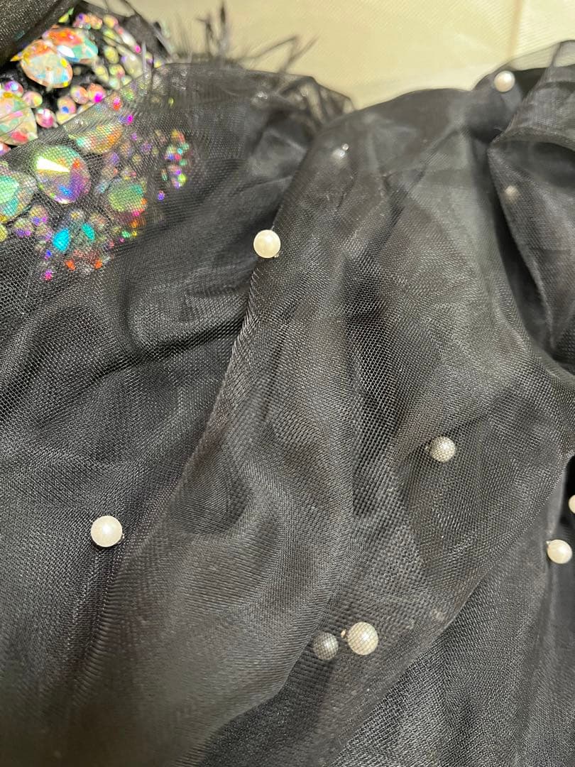 ベリーダンス衣装 黒　クリスマス　コスプレ