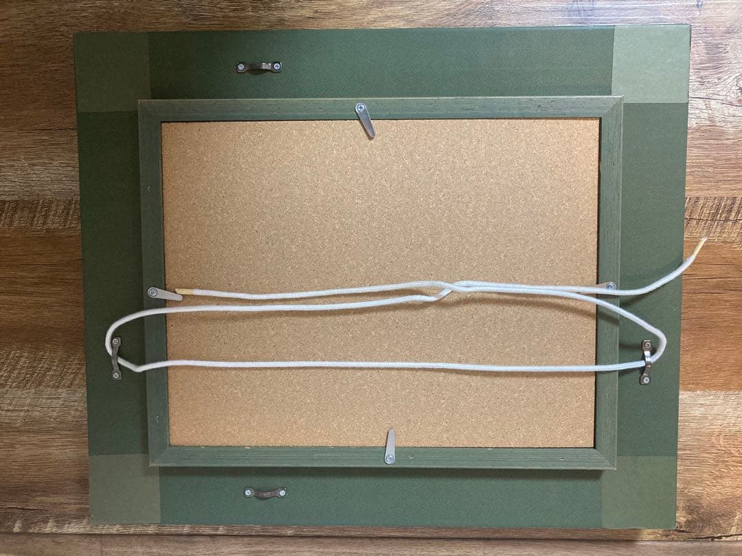 奥田省一　水彩画　ミコノス　絵画　専用額縁付き