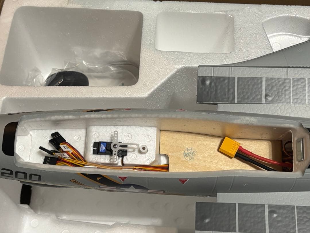 ラジコン飛行機Xfly F14 Twin 40mm PNPキット