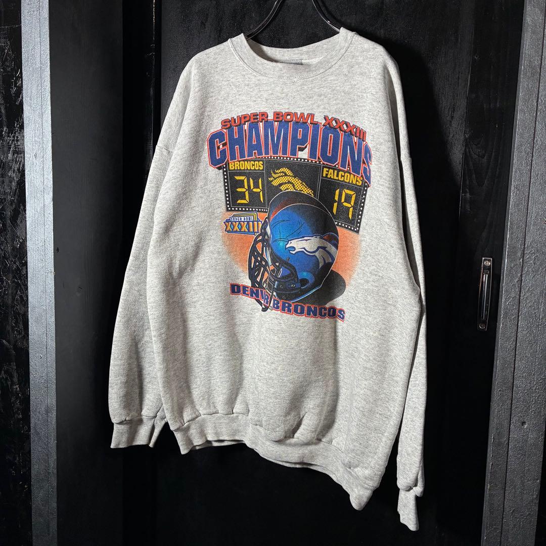 【90s USA製】LOGO7 DENVER BRONCOS スウェット