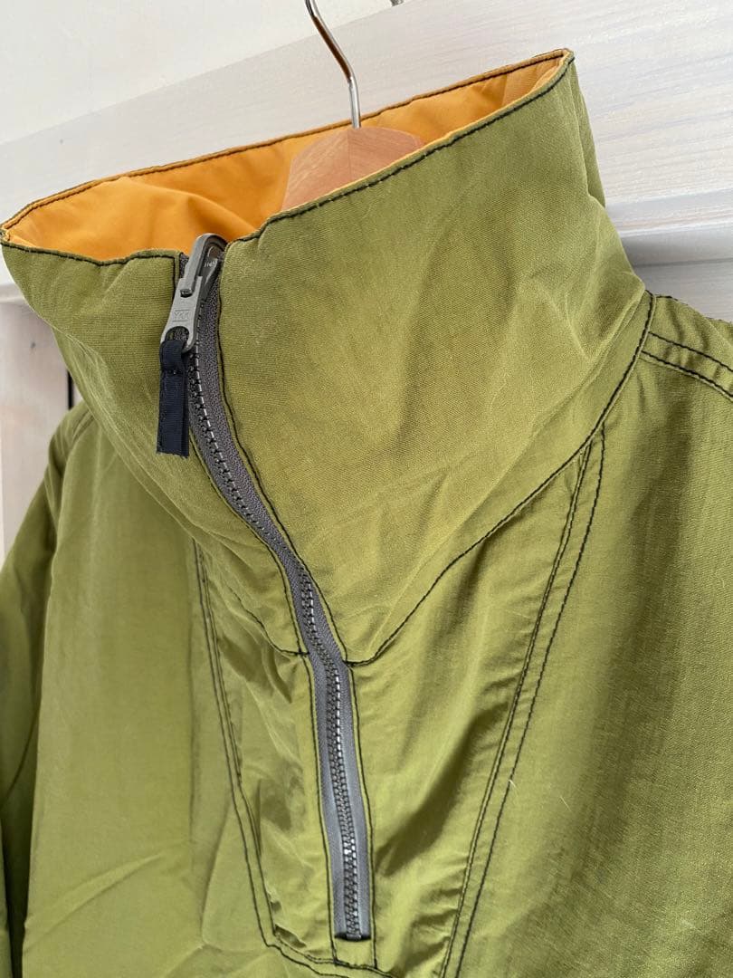 Sims ハーフジップ アウター オリーブグリーン マスタード スノボ スキー