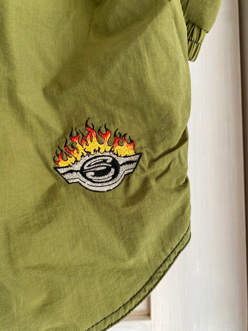 Sims ハーフジップ アウター オリーブグリーン マスタード スノボ スキー