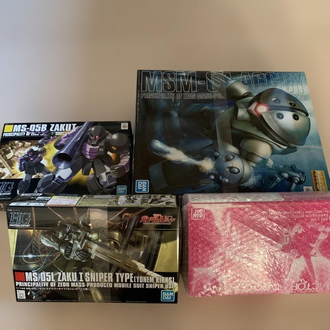 プラモデル ザクⅡ ザクⅠ スナイパー アッガイ