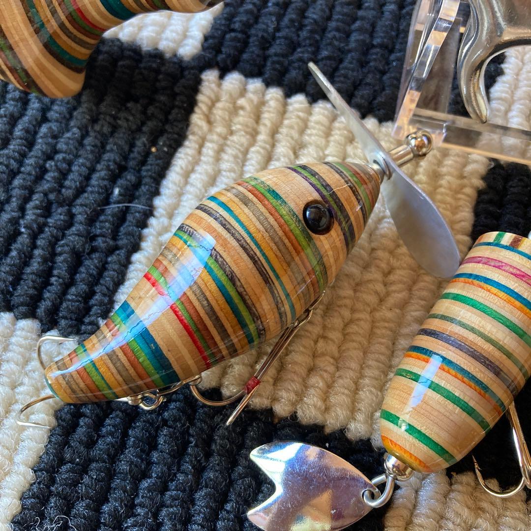 SARUNOルアー　スケボー端材　グリップルアー