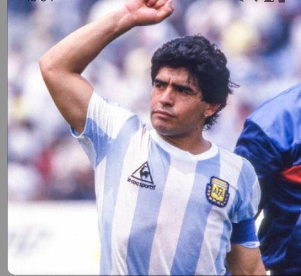 86年メキシコW杯　アルゼンチン代表マラドーナ公式ユニフォーム　ビンテージ