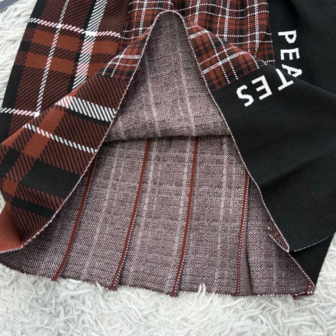 新品　パーリーゲイツ　セットアップ　モックネック　ニット　セーター　スカート　1