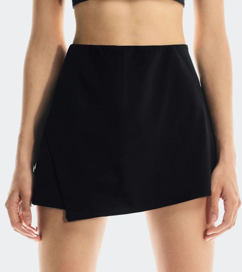 【美品】On/オン テニス コートスカートサイドプリーツ 海外Sサイズ