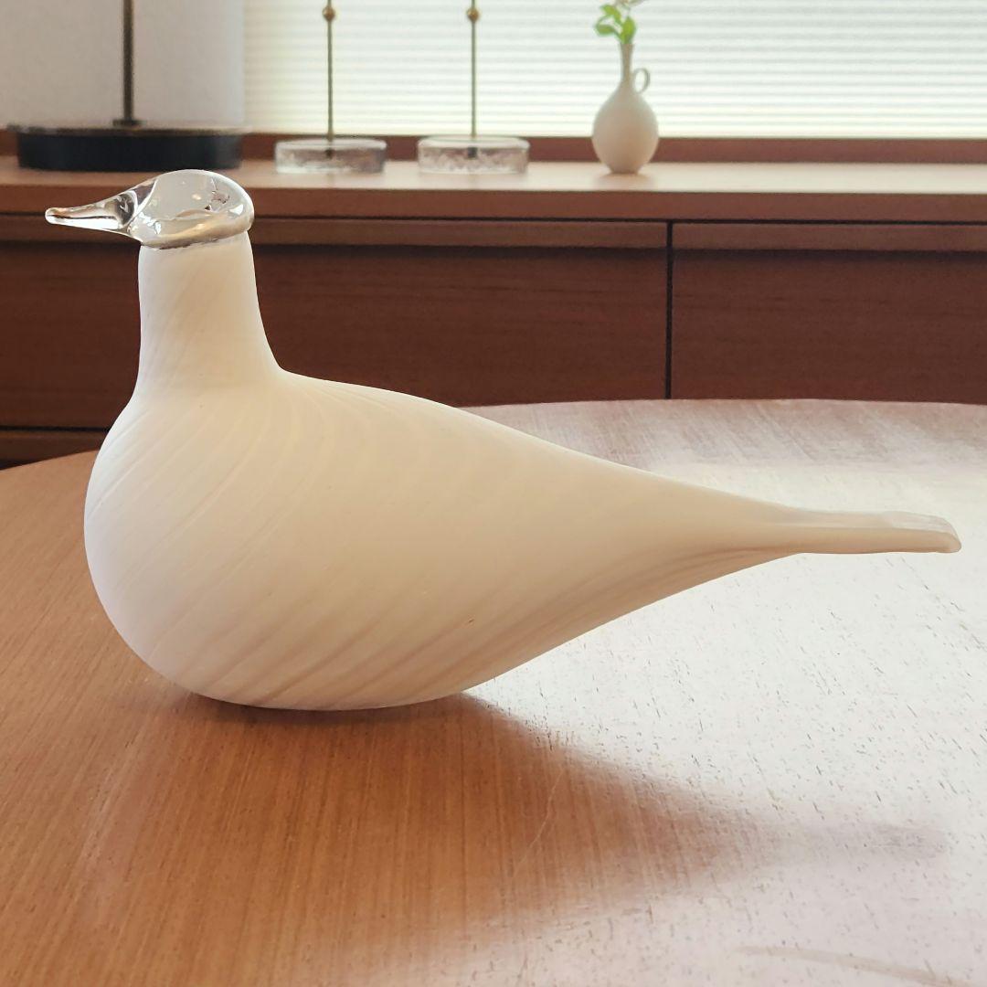 【Oiva Toikka 25cm大型バード】イッタラ バード ホワイト マット