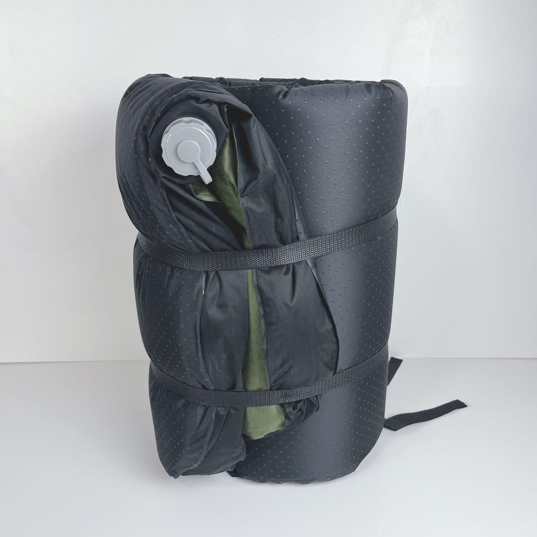 FUTUREFOX ワイドキャンプマット 自動吸気 オリーブ 90cm