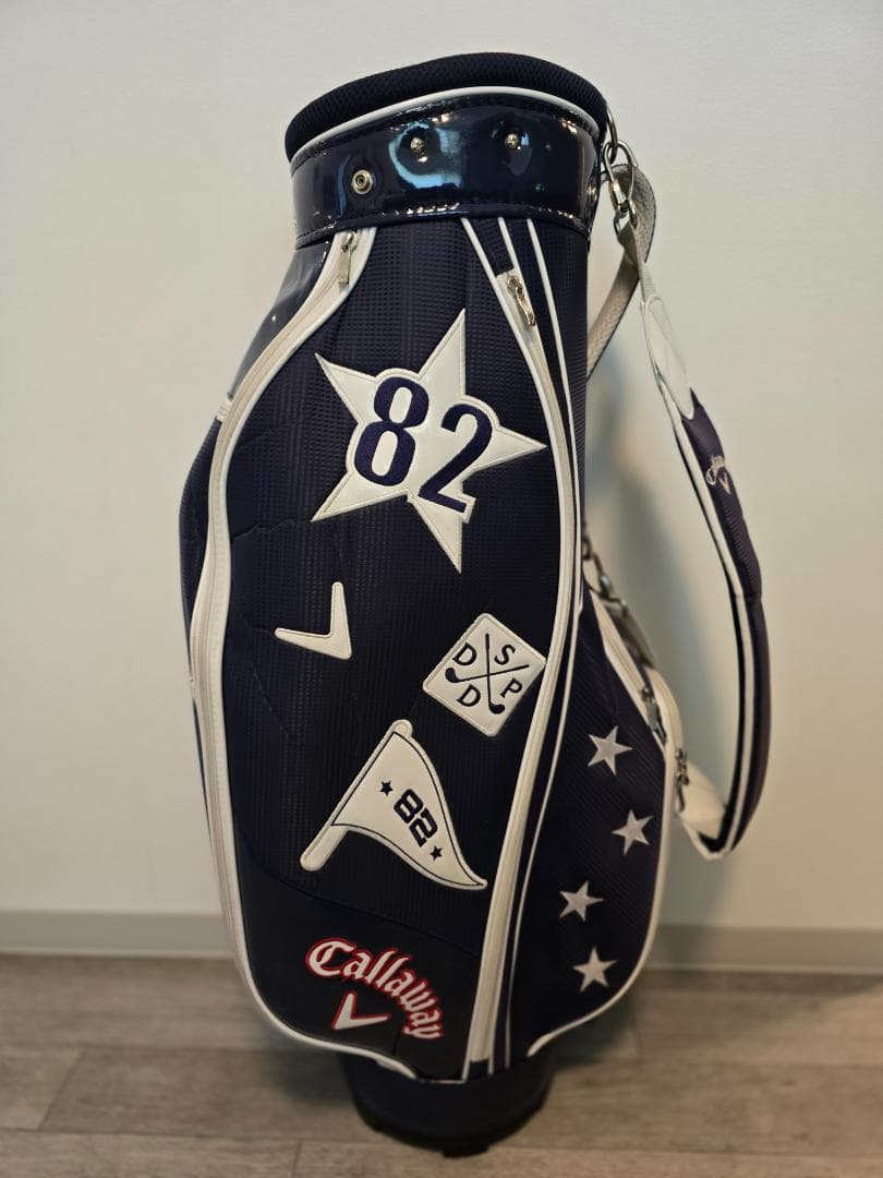 Callaway レディース軽量キャディバッグけ 82 星柄 ネイビー