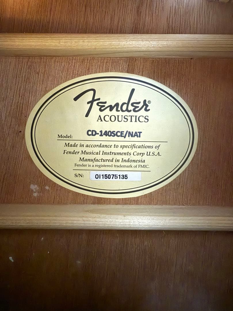 いんなーさん専用　Fender エレクトリックアコースティックギター