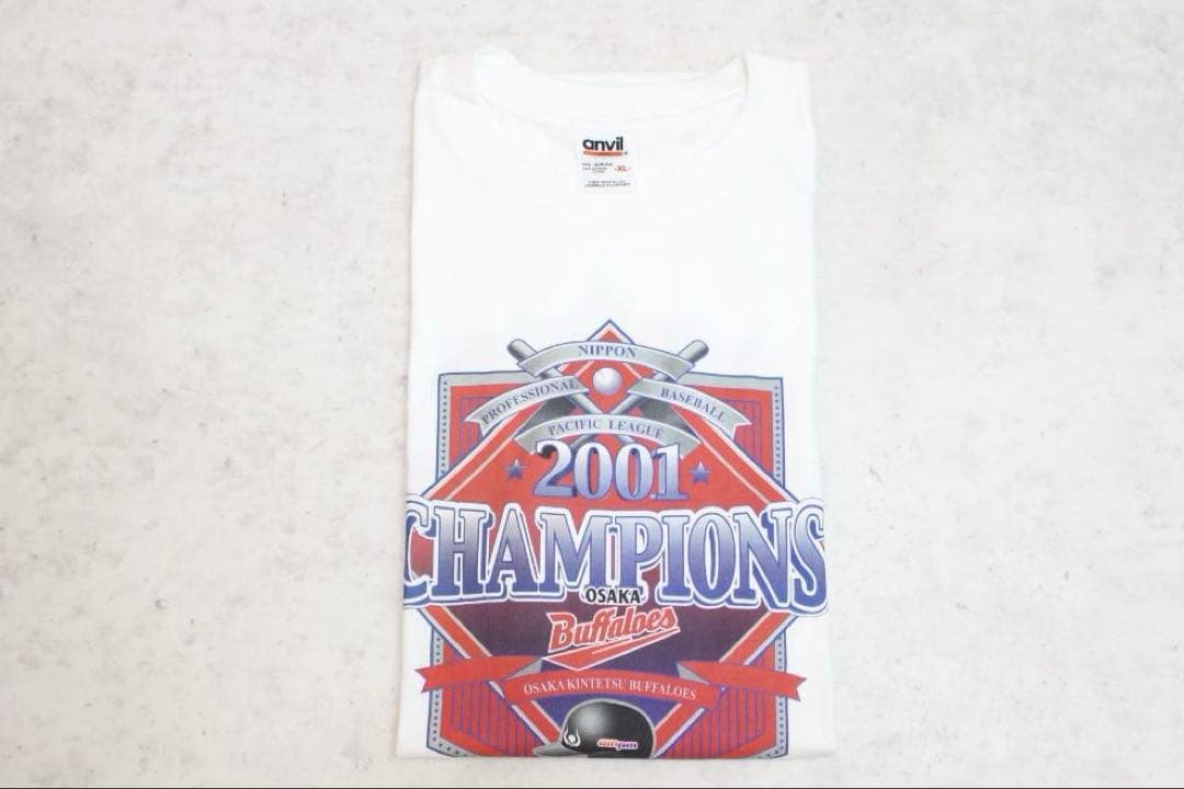 【デッドストック】メンズXL　ヴィンテージ　大阪　近鉄　バファローズ　優勝記念