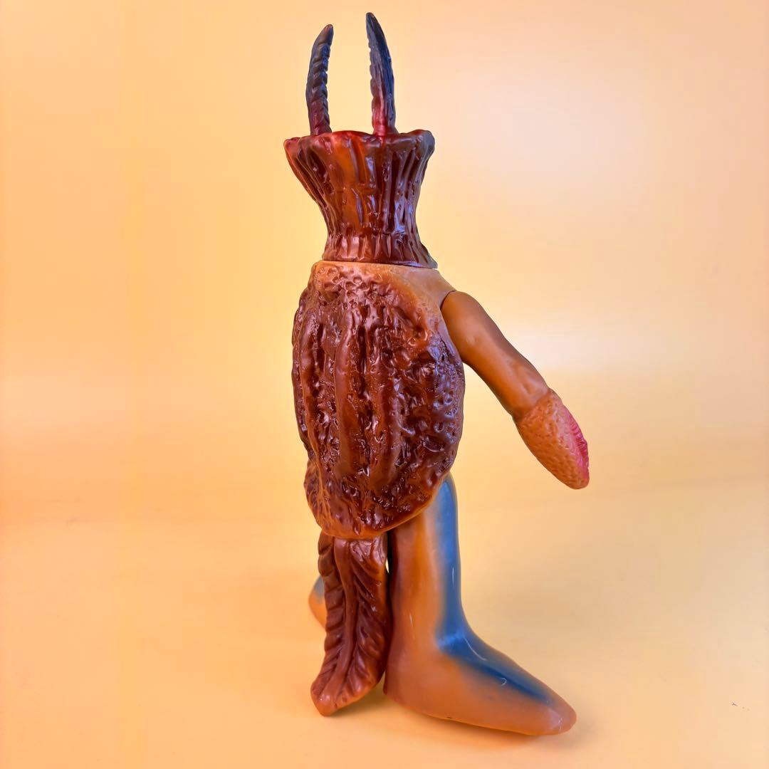 マルサン ウルトラ怪獣シリーズ トルトス海人 黄土色成型 ,マルガチャゴジラ付き