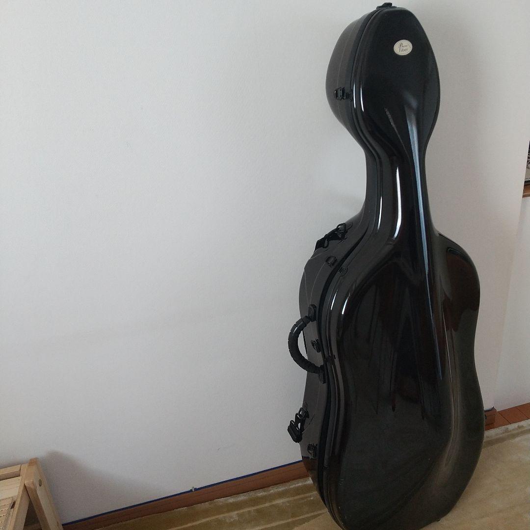 チェロ ハードケース 色ブラック4/4 東洋プリュームファイバー