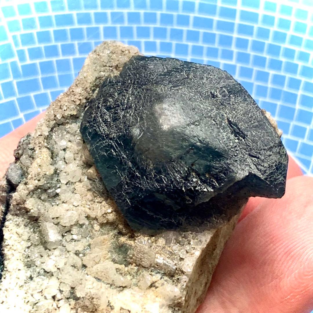 めちゃ審美的なザギマウンテンクォーツH/リーベカイトインクォーツ/イケメン母岩付