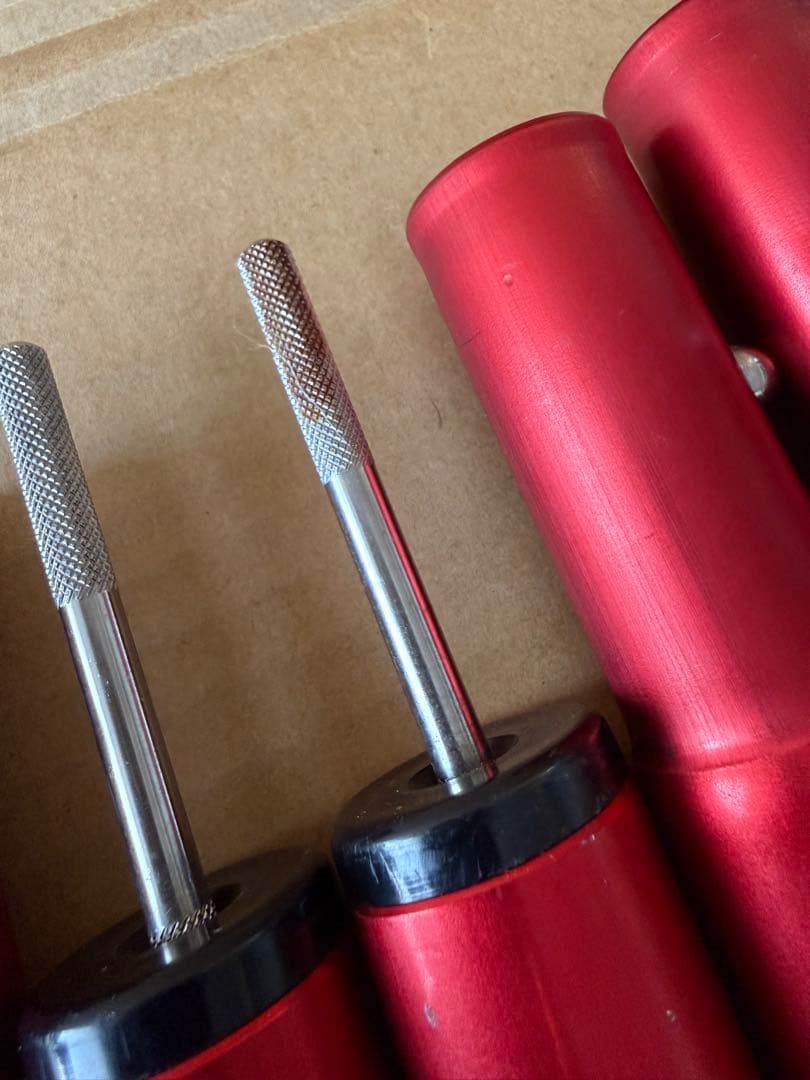 スノーピーク ウイングポール レッド 240 2本 ② USED