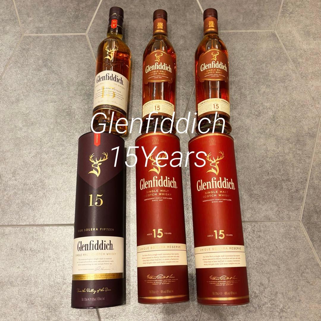 Glenfiddich 15 Year Old 3本セット