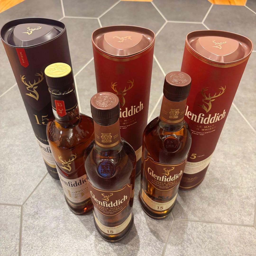 Glenfiddich 15 Year Old 3本セット
