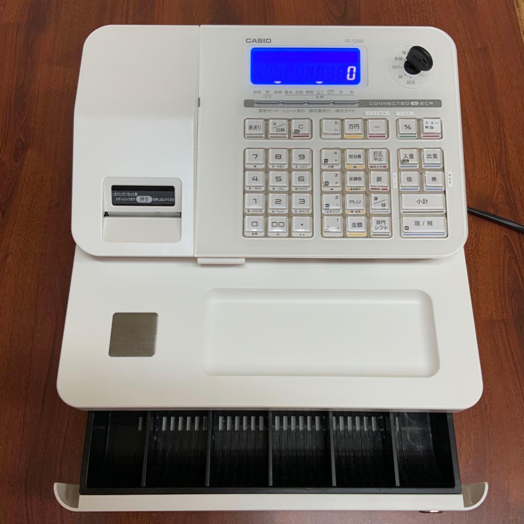 CASIO SR-S200 ホワイト レジスター