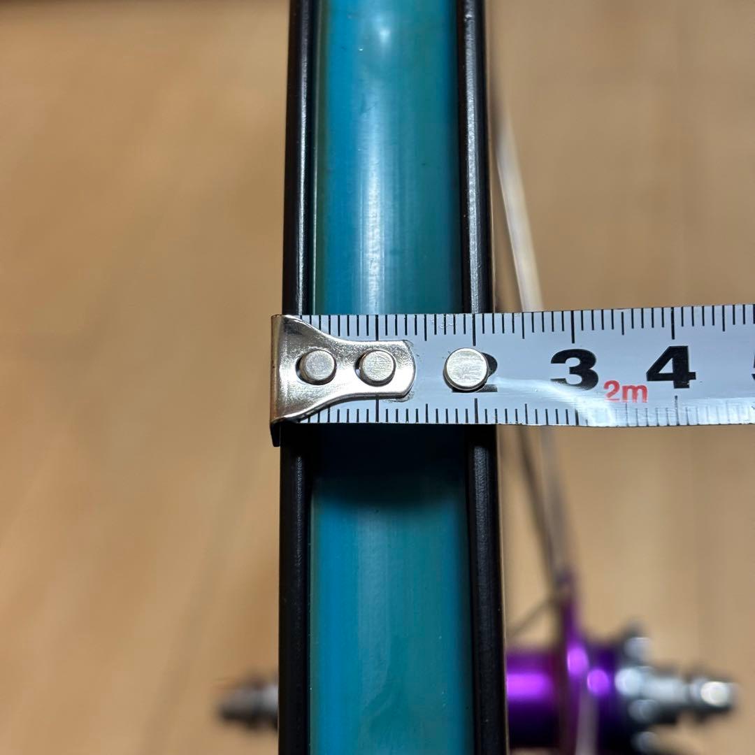 ピスト　手組みカーボンホイール前後　philwoodハブ dtswiss