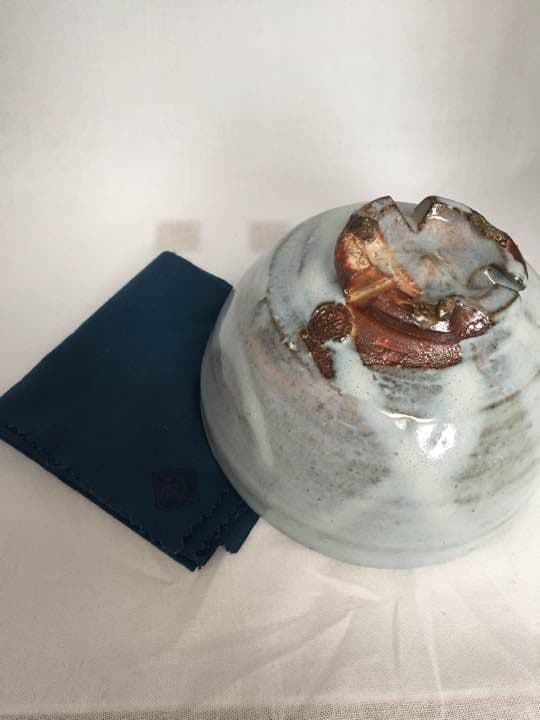 茶道具 萩茶盌 筆洗 守繁 徹 三ツ割高台 5分咲き